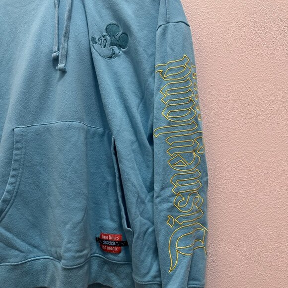 Disneyland 2022 Blue Hoodie Size Large - Picture 3 of 5